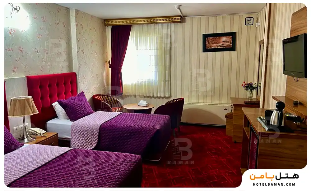 اتاق دوتخته توئین (اقامت با صبحانه)